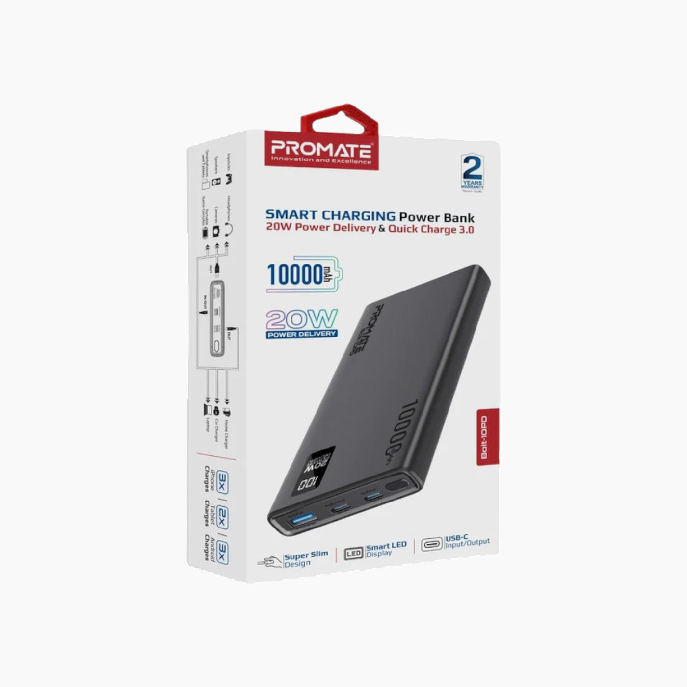 Mkateb Bolt-10PD Power Bank Mkateb Bolt-10PD Power Bank