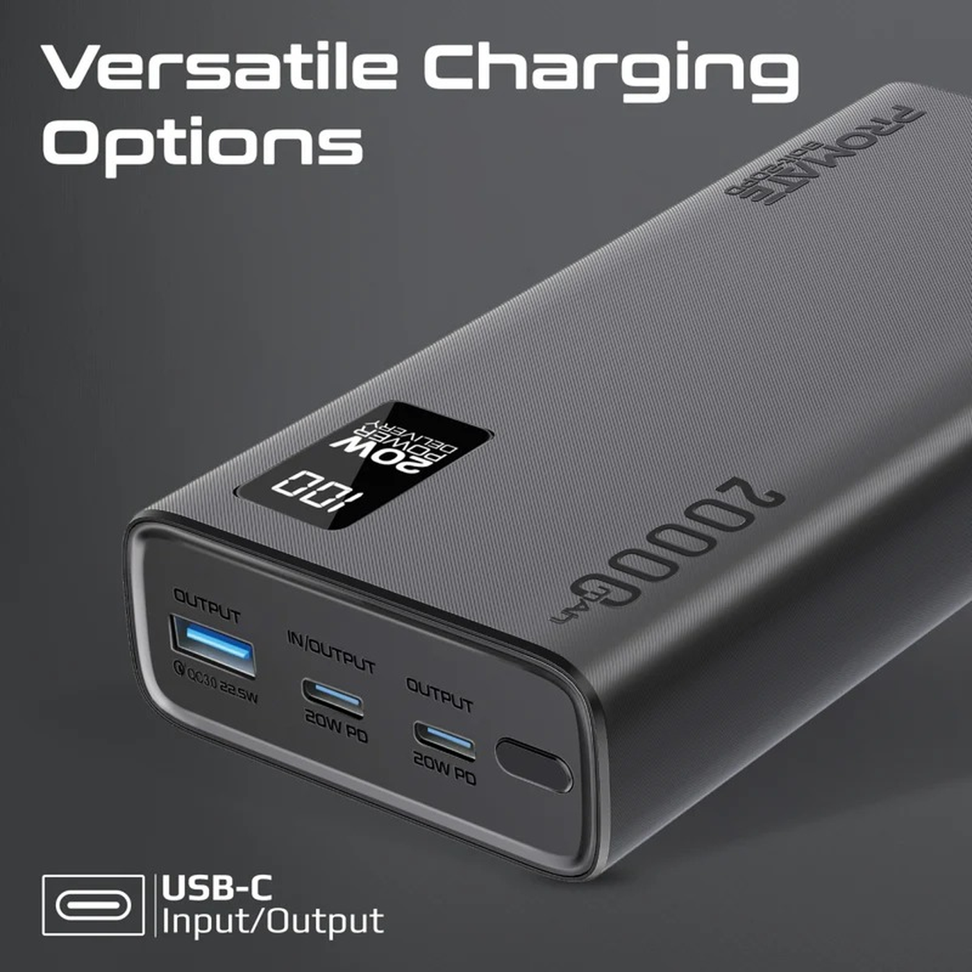 Mkateb Bolt-20PD Power Bank Mkateb Bolt-20PD Power Bank
