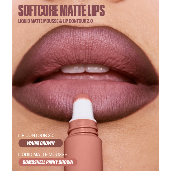 Huda Beauty Bombshell Pinky Brown Liquid Matte Mousse