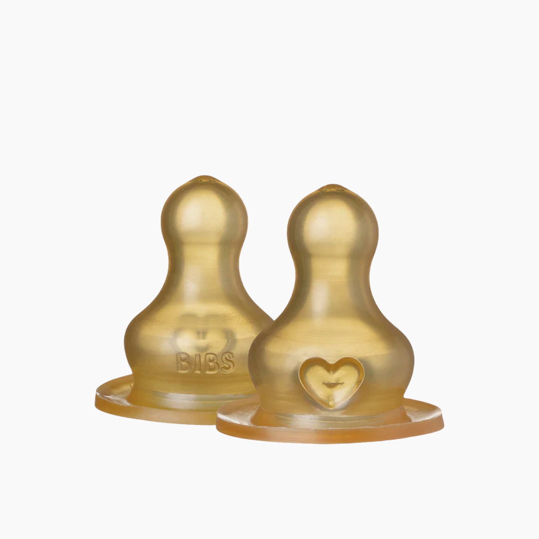 Bibs slow flow natural rubber latex bottle nipple