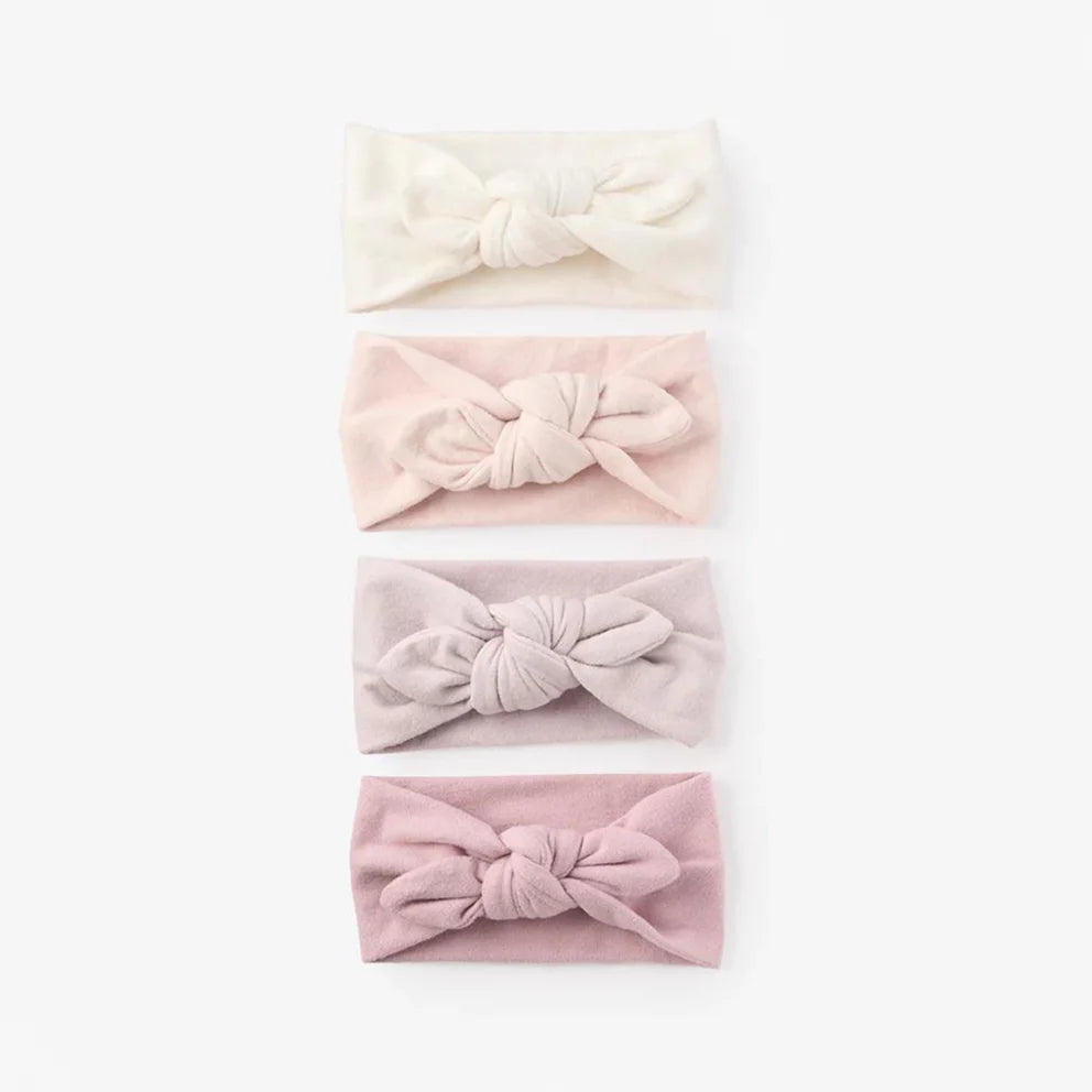 Elegant Baby Brushed Cotton Knotted Bow Headband