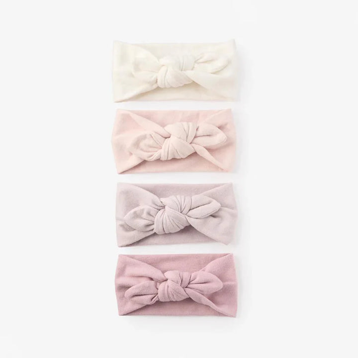 Elegant Baby Brushed Cotton Knotted Bow Headband