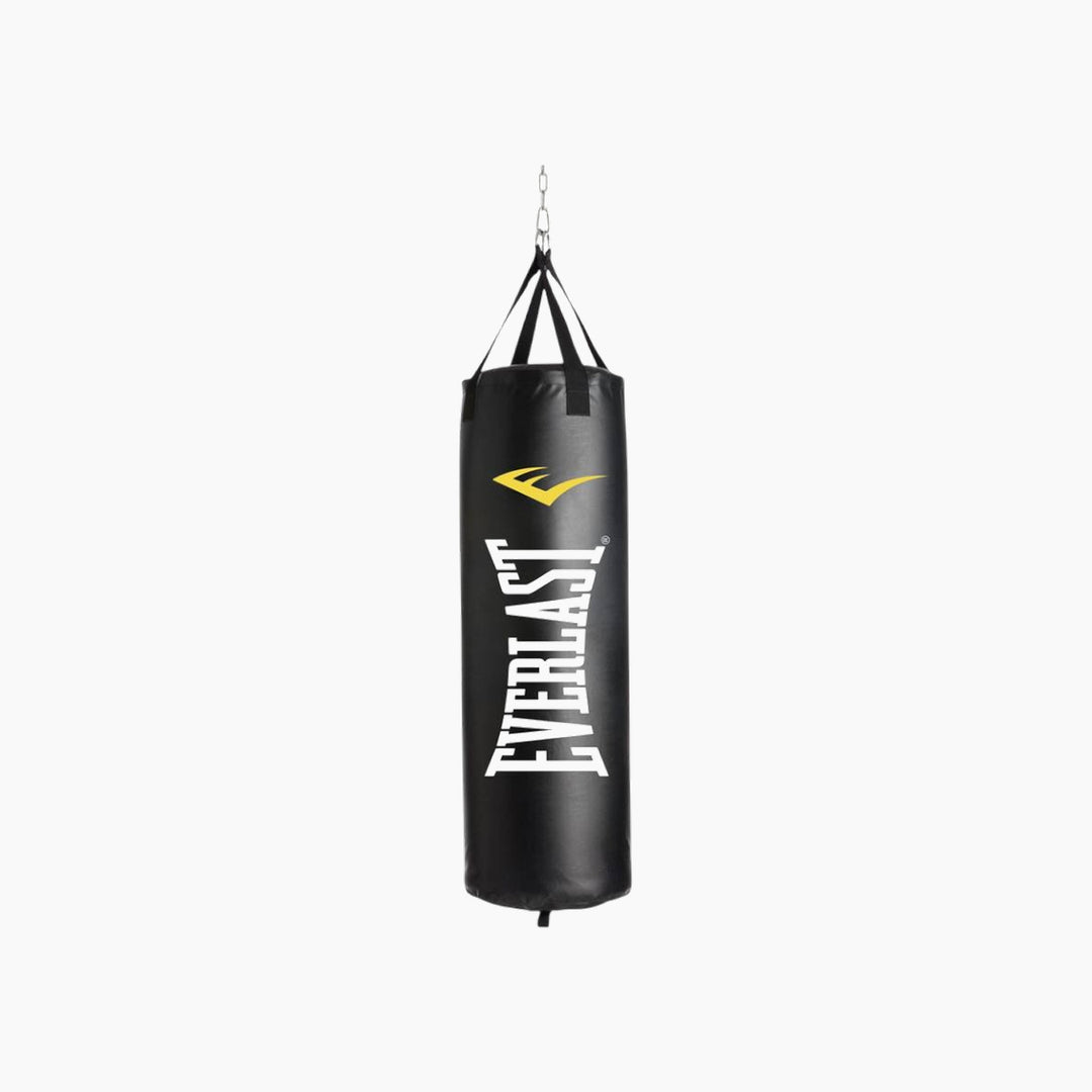 Black and white boxing bag, 120 cm