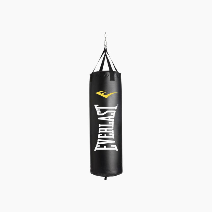 Black and white boxing bag, 120 cm