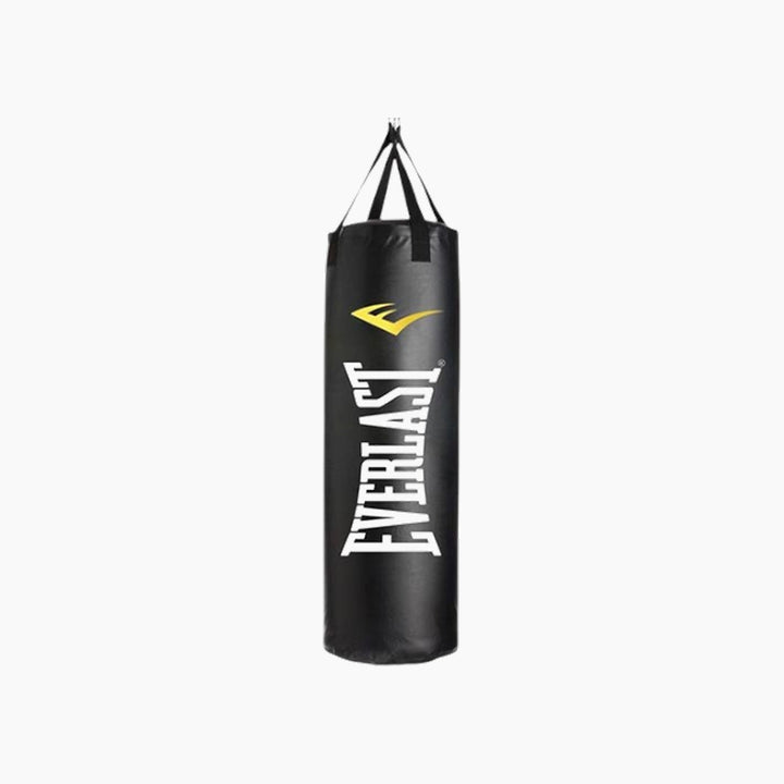 Boxing bag, 150 cm, black and white
