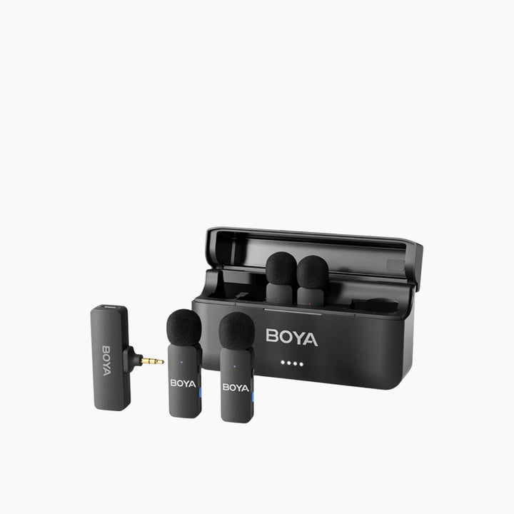 Boya BY-V4 4-channel mini wireless microphone system