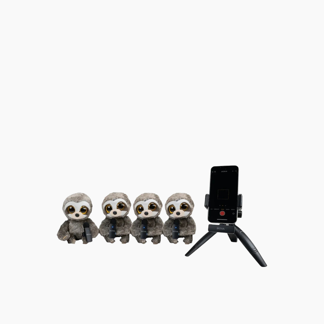 Boya BY-V4 Lightning wireless microphone system for iPhone and iPad