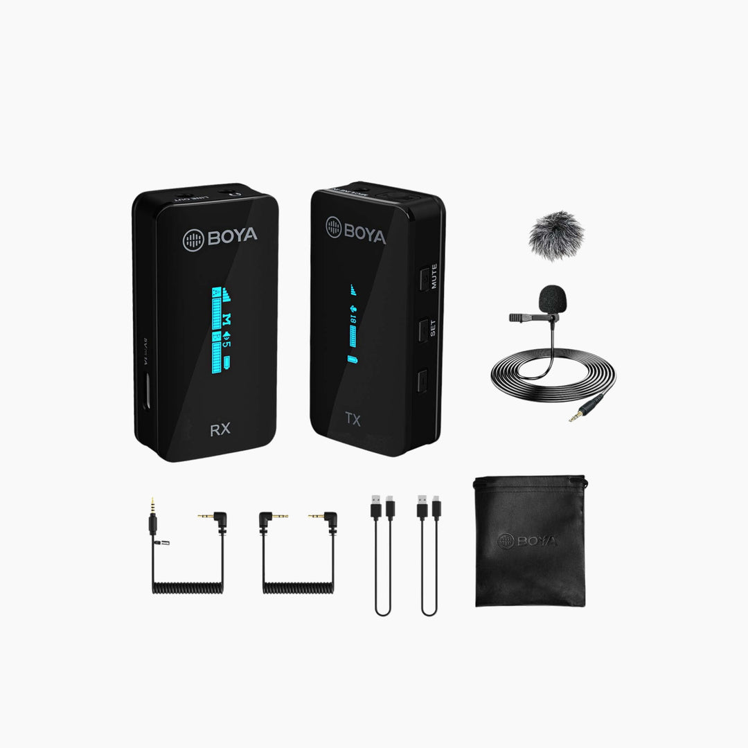 Boya BY-XM6-S1 wireless lavalier microphone system