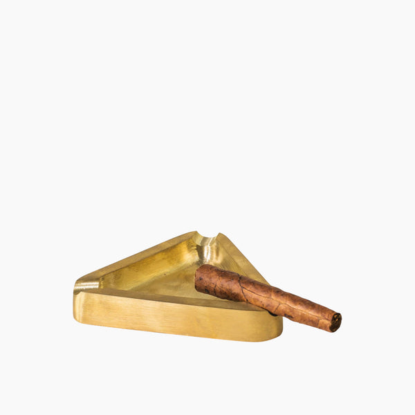 Brass Ashtray Gold