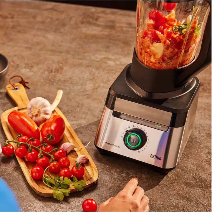 Braun Blender 1400 W 10 Speed Settings and Pulse 2 L Glass Black