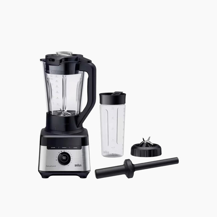 Braun Blender 1400 W 10 Speed Settings and Pulse 2 L Glass Black