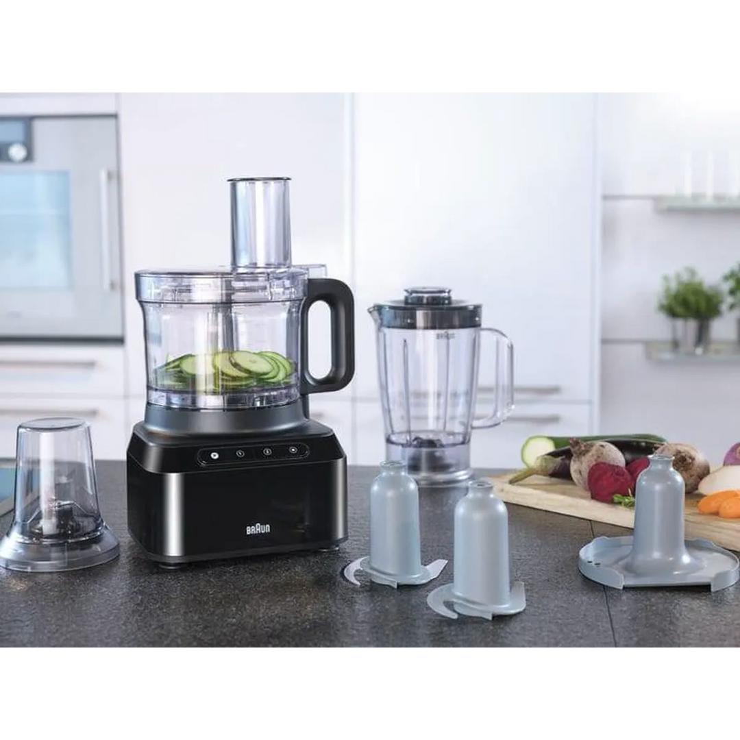 Braun Food Processor 800 W 2 Speed Settings with Pulse 2.1 L - Black
