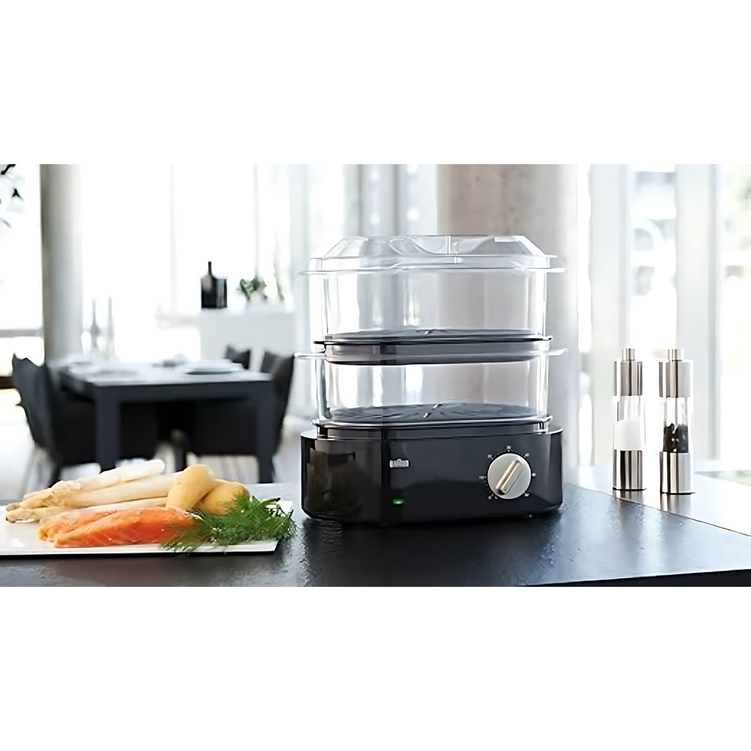 Braun Food Steamer 850 W 2 Tiers Capacity 3.1 L
