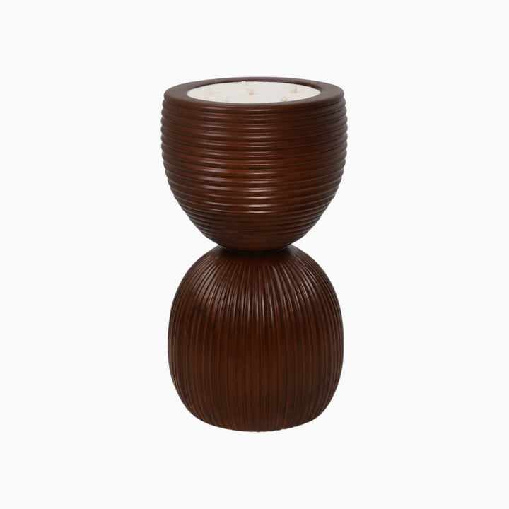The Candle Factory Brown Candle Table