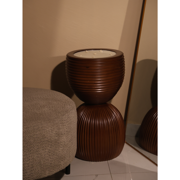 The Candle Factory Brown Candle Table