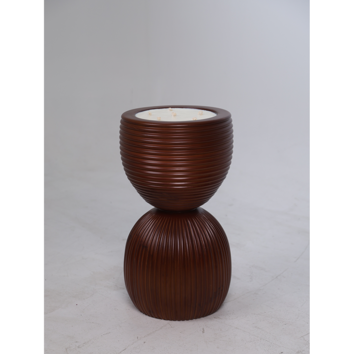 The Candle Factory Brown Candle Table