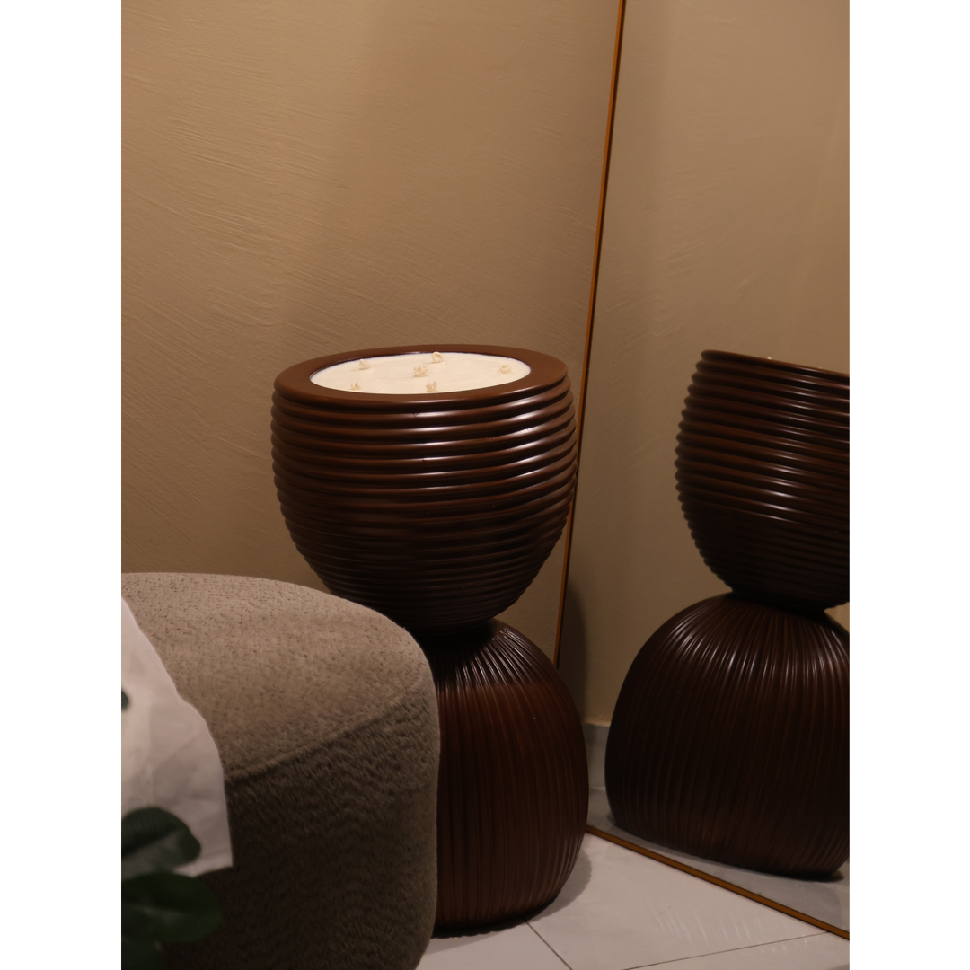 The Candle Factory Brown Candle Table