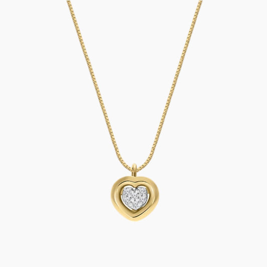 Baby Chic Fine Jewelry Bubble Heart Necklace