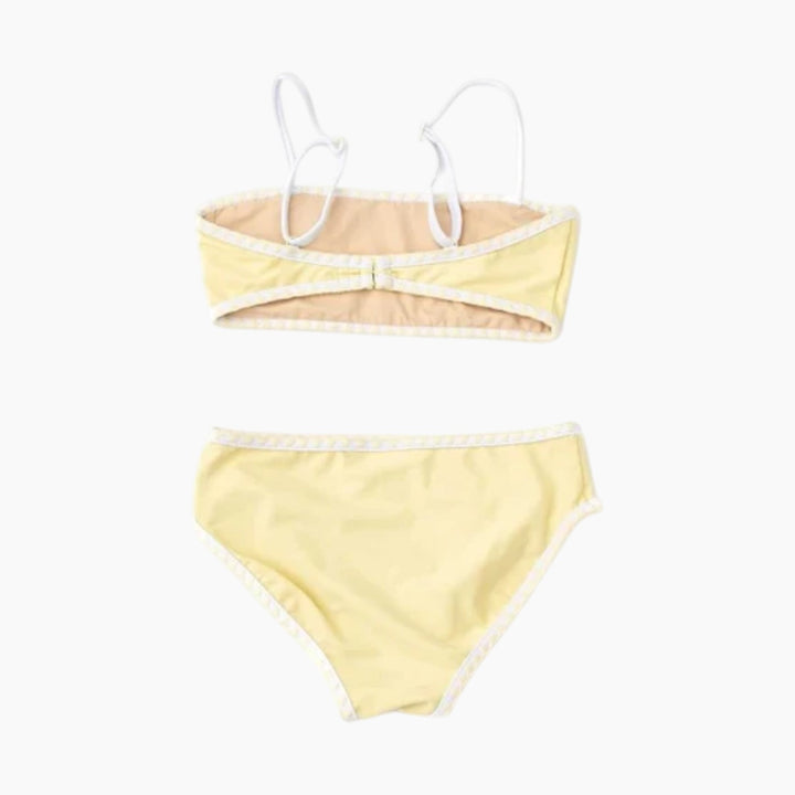 Shade Critters Butter Daisy Tween Girls Crochet Two Piece Swimsuit
