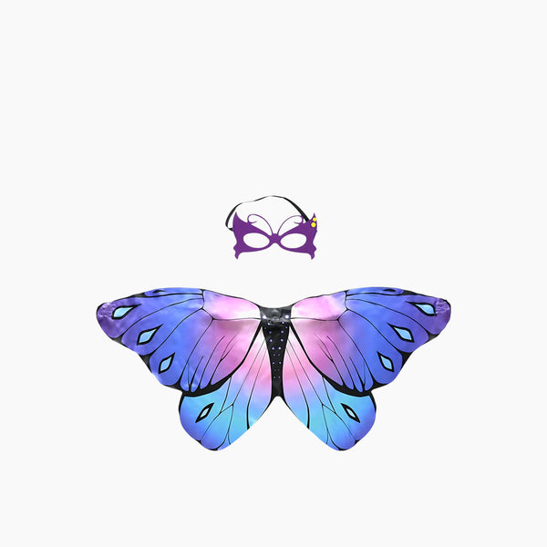 Butterfly Mask and Cape Costume Set