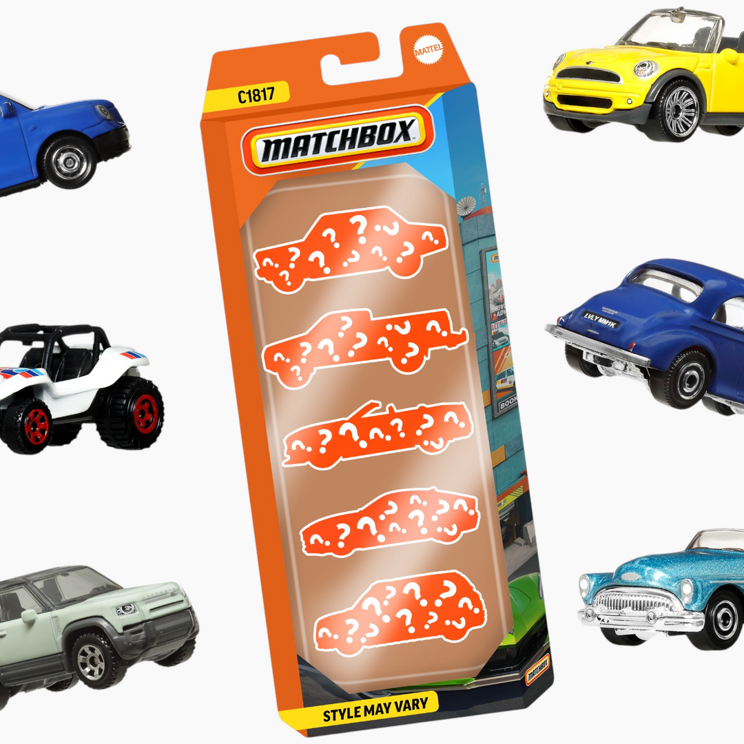 Mattel Matchbox 1:64 Scale 5-Pack Assortment