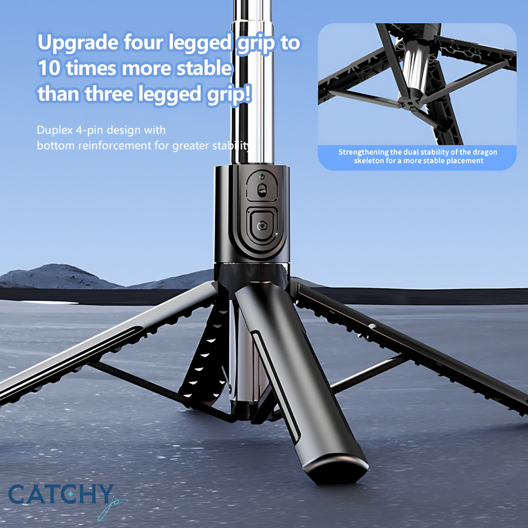 C.JO C18 selfie stick tripod with wireless functionality