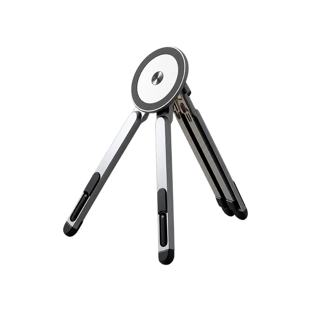 Calevora 4-in-1 Foldable Steel Stand for Laptop, Tablet &amp; Phone