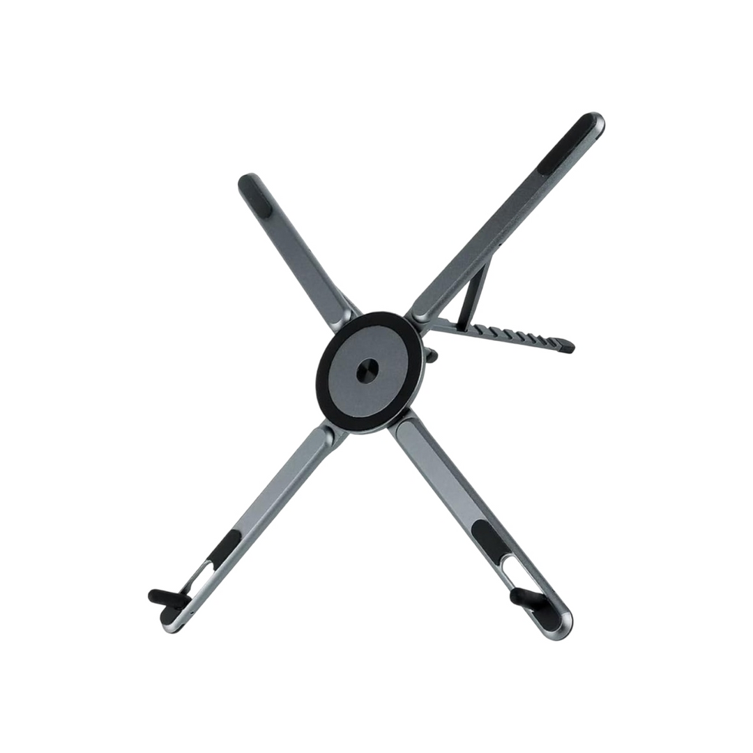 Calevora 4-in-1 Foldable Steel Stand for Laptop, Tablet &amp; Phone