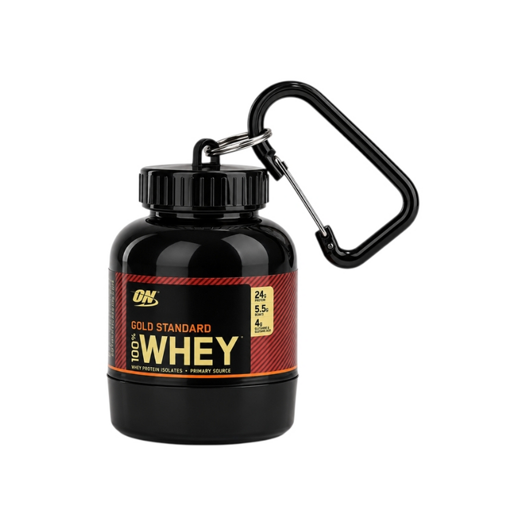 Calevora Mini Protein Powder Bottle Keychain