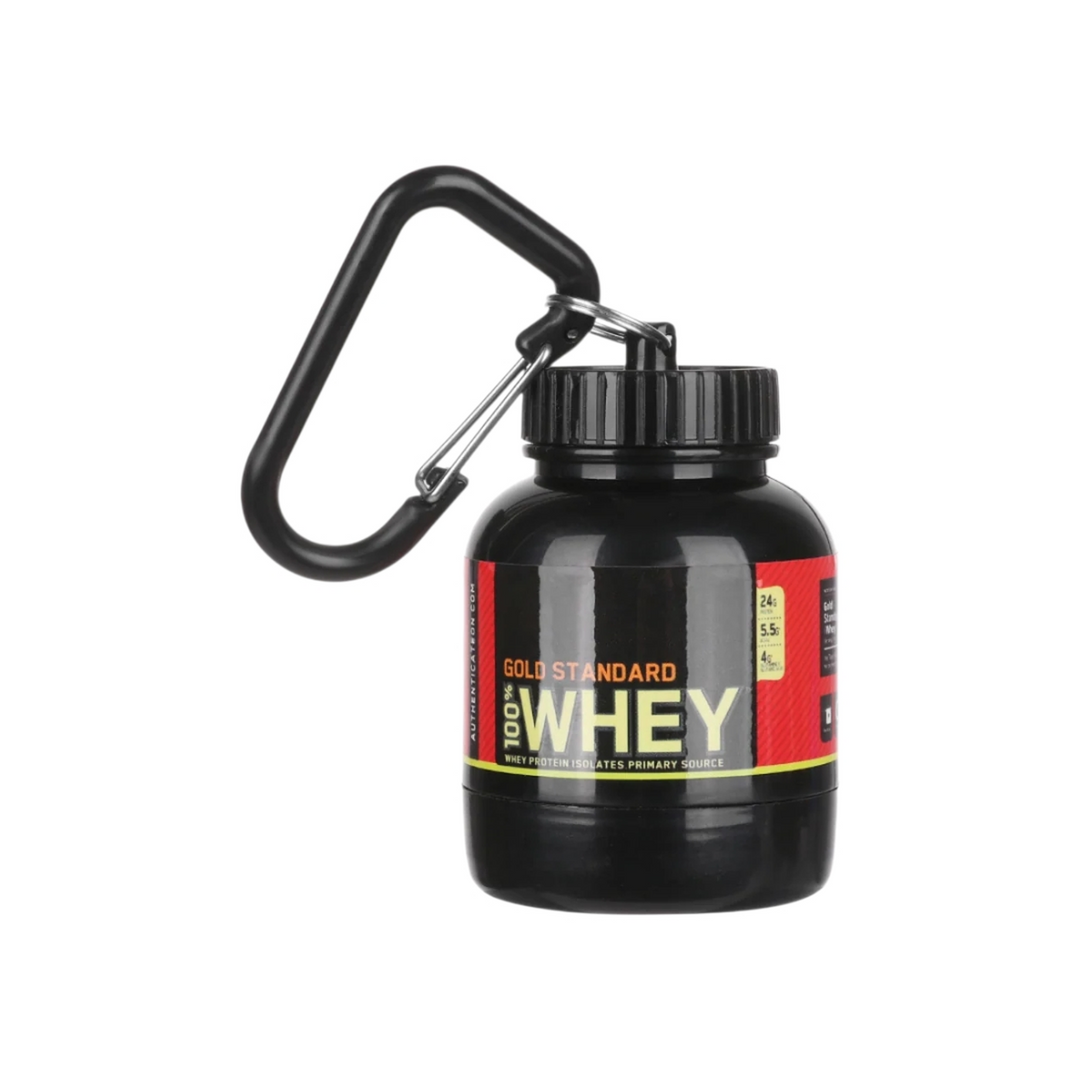 Calevora Mini Protein Powder Bottle Keychain