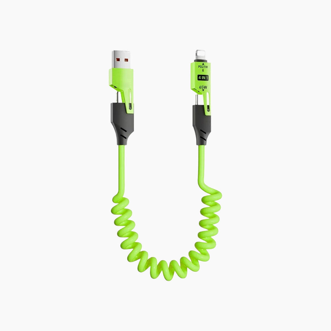Calevora Spring 4-in-1 65W Fast Charging Cable