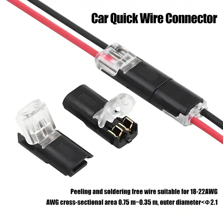 2-Pin Quick Wire Connectors