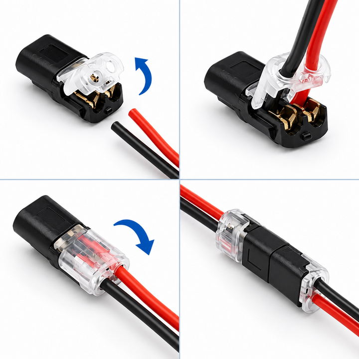 2-Pin Quick Wire Connectors