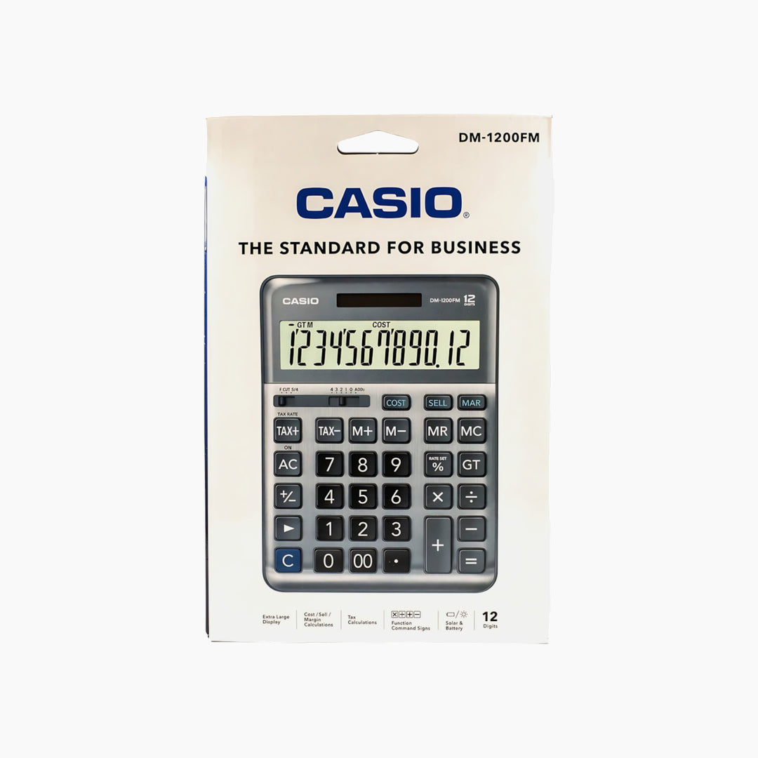 Casio DM-1200FM Desktop Calculator