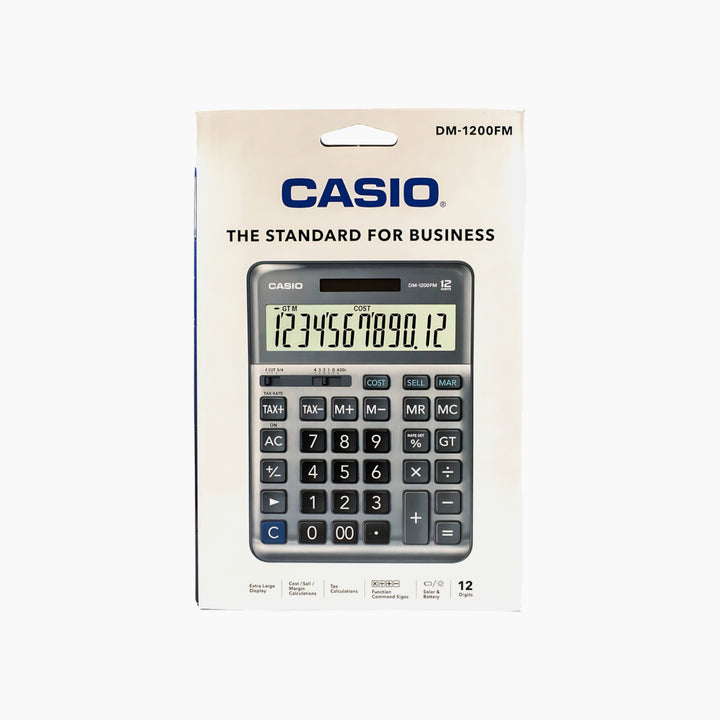 Casio DM-1200FM Desktop Calculator