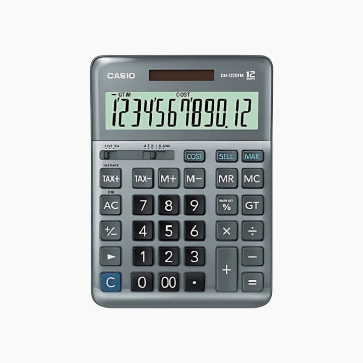 Casio DM-1200FM Desktop Calculator