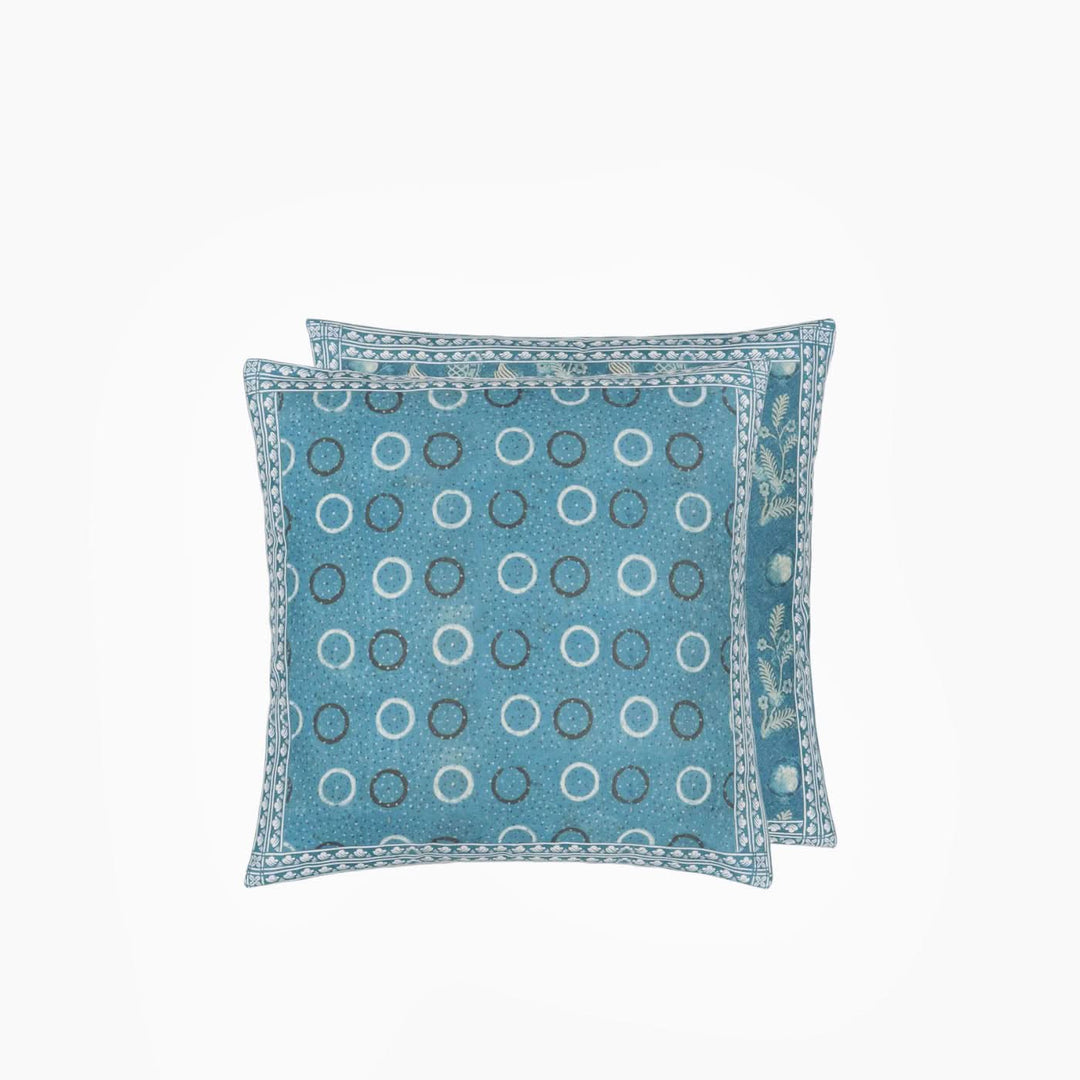 Designers Guild Indigo Circles Cushion