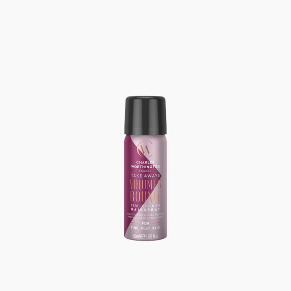 Travel Size Volume Bounce Perfect Finish Hairspray Take Away 50 mL