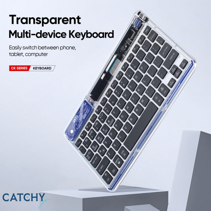 CK Series Universal Bluetooth Keyboard with 7-Color Backlight