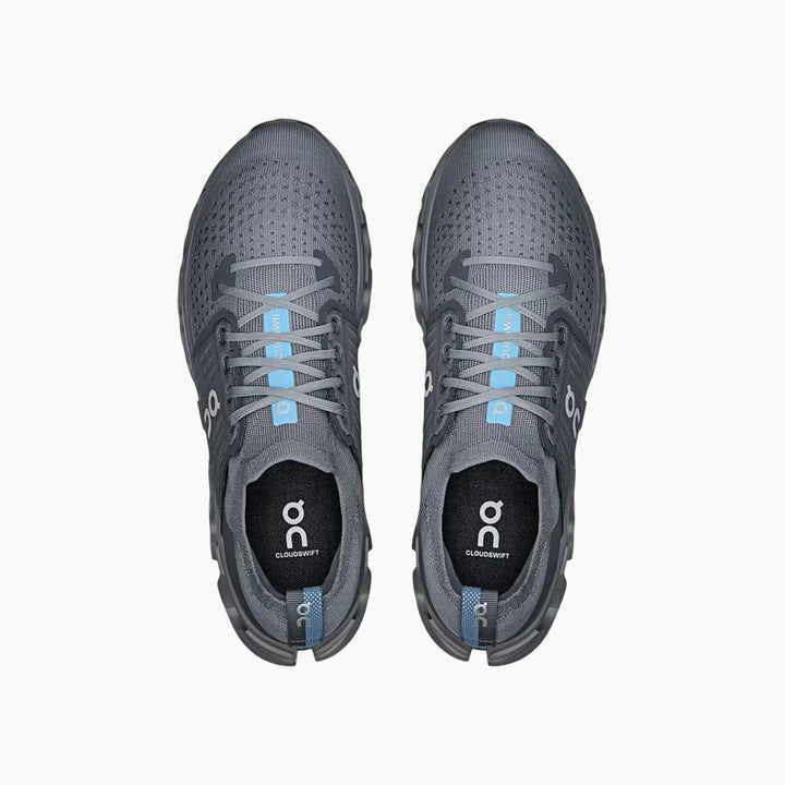 On Cloudswift Shoes - Stone/Asphalt (Men)