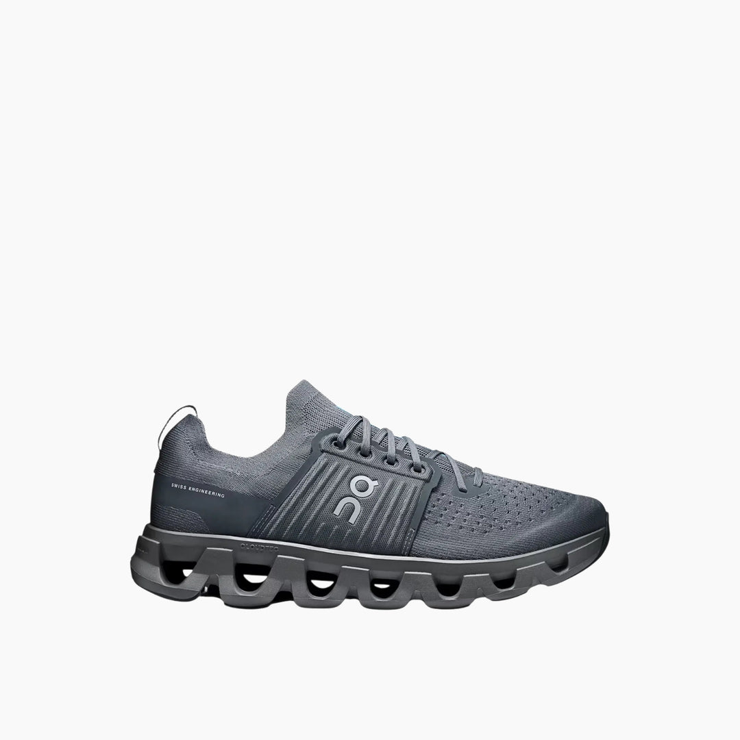 On Cloudswift Shoes - Stone/Asphalt (Men)