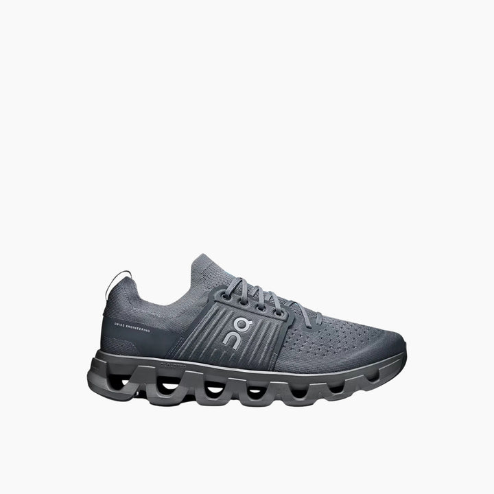 On Cloudswift Shoes - Stone/Asphalt (Men)