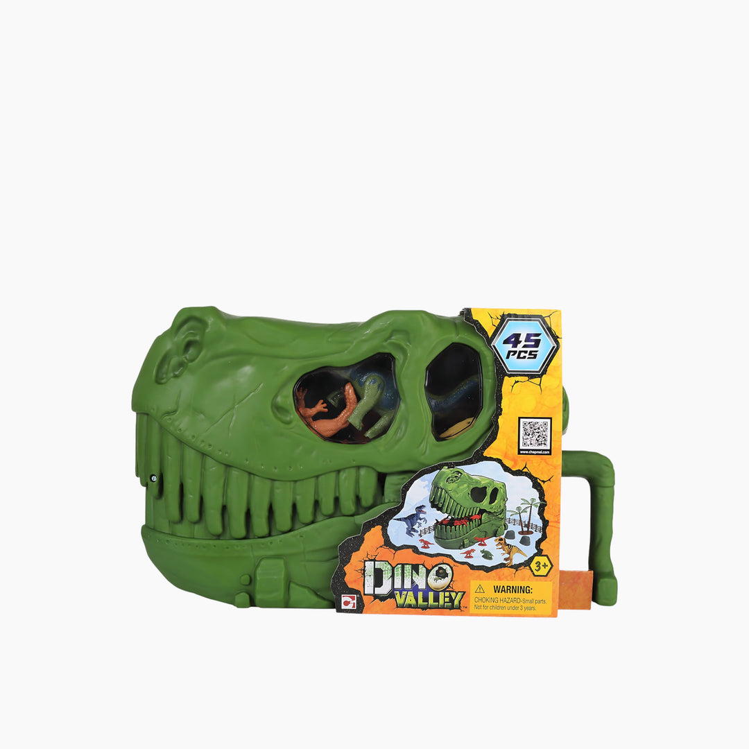 Cm Dino Valley Dino Skull Bucket 45 Pcs