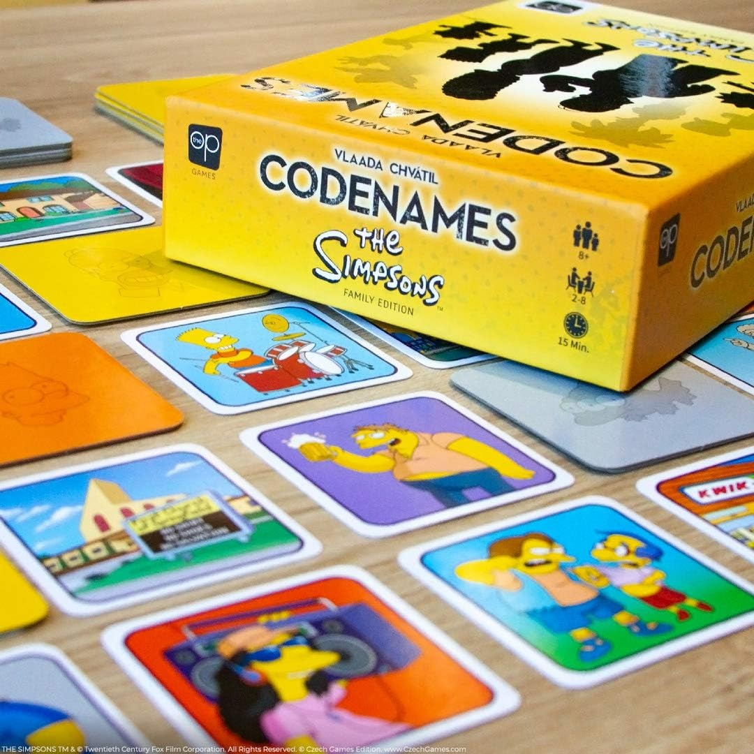 Codenames The Simpsons Family Edition Board Game