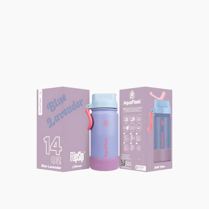 Aquaflask COLORWAVE FLIP SIP زجاجة مياه 14 أونصة