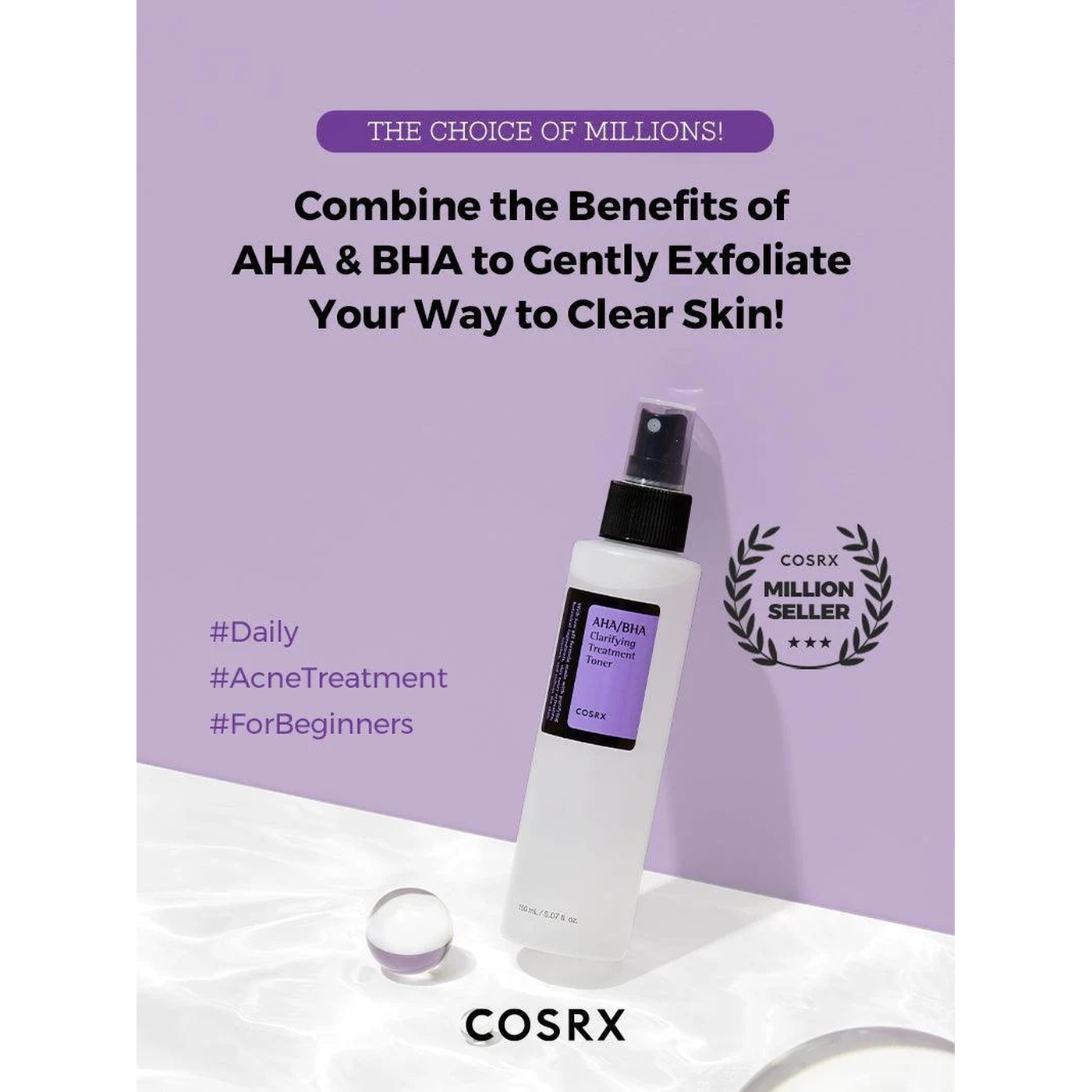 COSRX AHA/BHA Clarifying Treatment Toner COSRX AHA/BHA Clarifying Treatment Toner