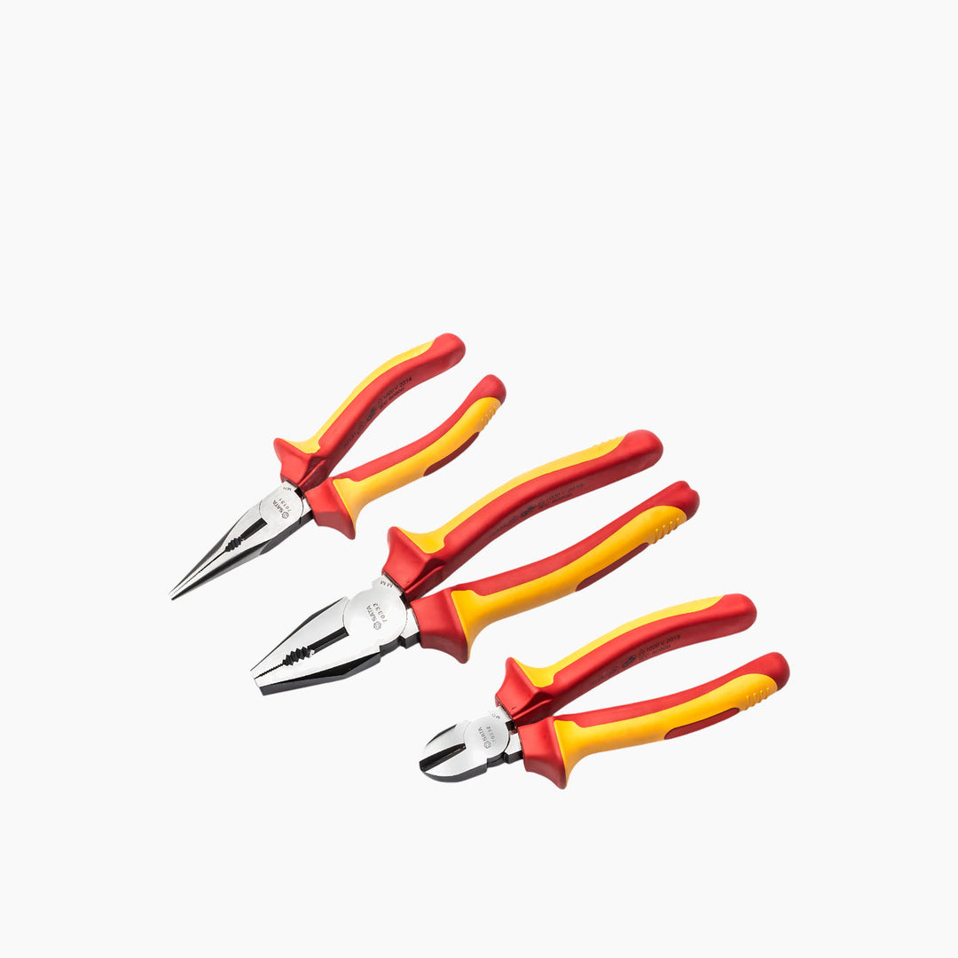 Crown 3-Piece Insulated Pliers Set - 1000V