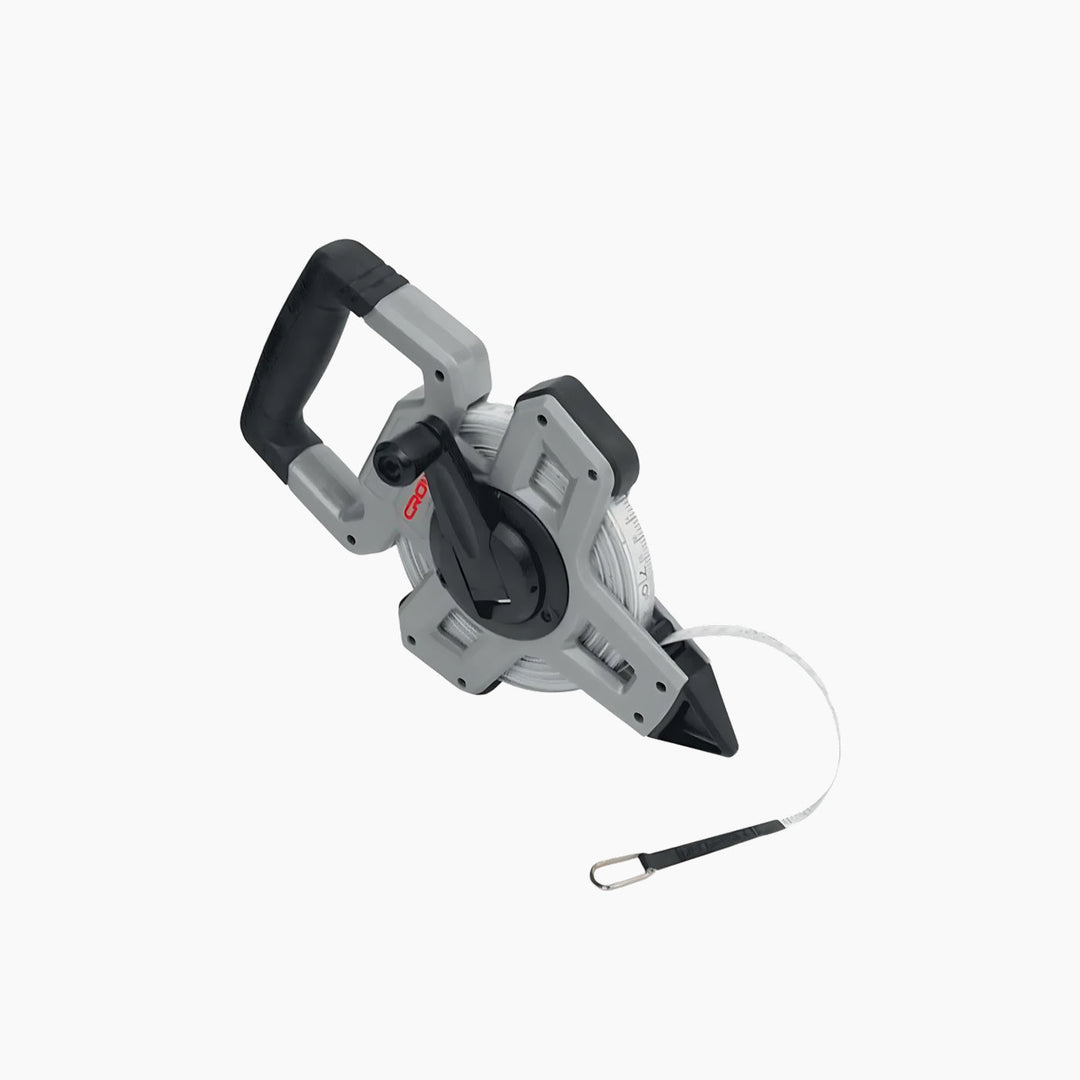 Crown Open Reel Fiberglass Long Tape Measure