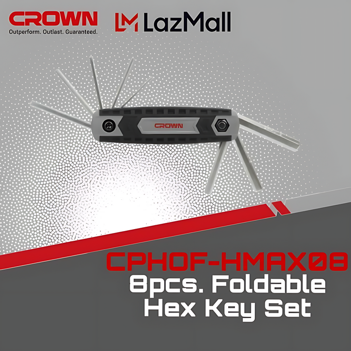 Crown 8-Piece Hex Key Set - 1.5–8mm