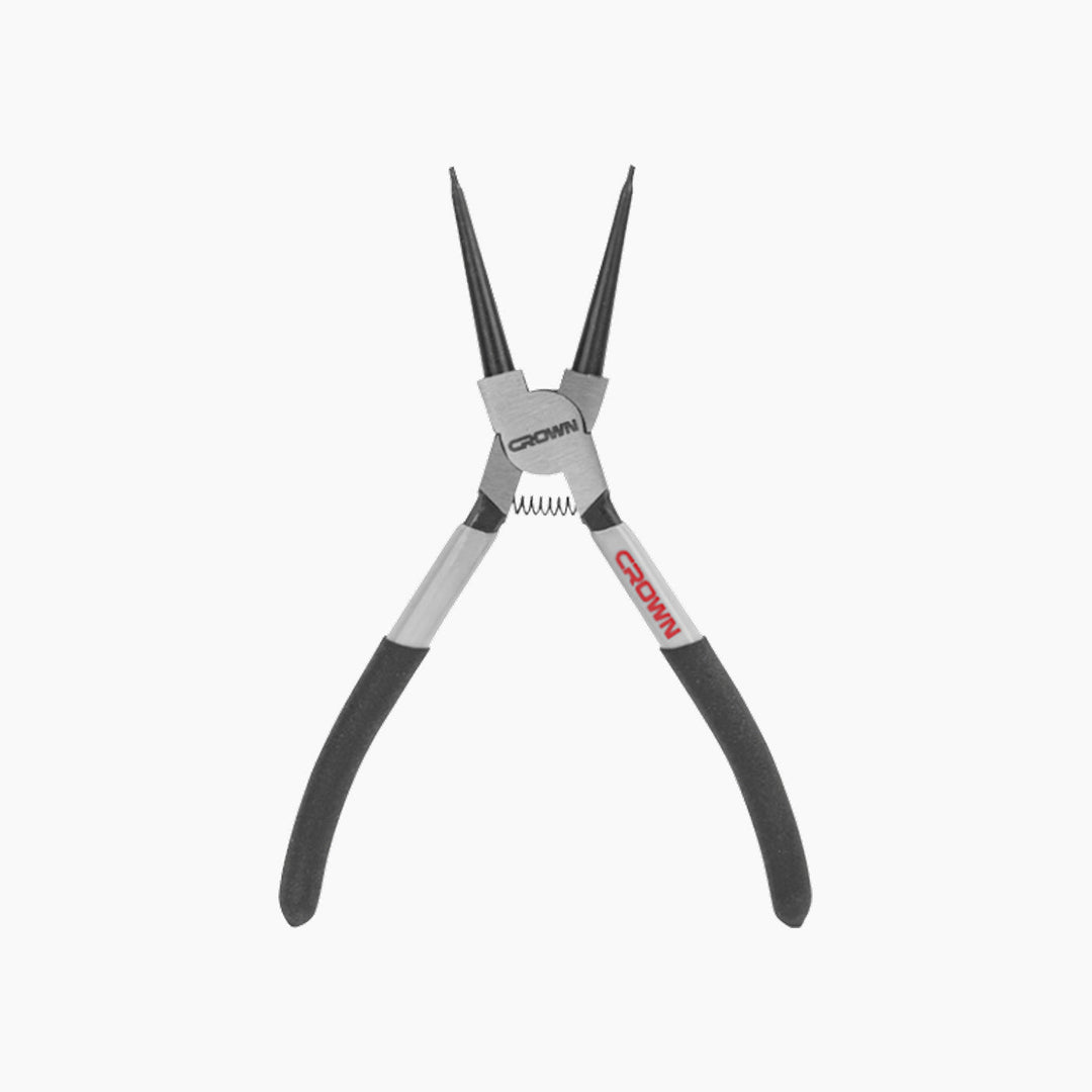 Crown Internal Circlip Pliers - Straight Nose, 7"